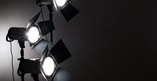 Three wall-mounted lights